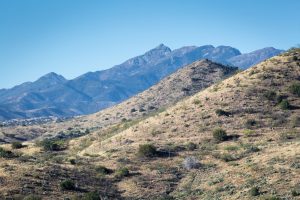 Mount Wrightson Above Mountains and Foothills