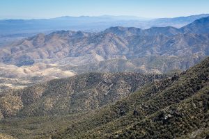 Desert Mountains Beyond Ridge