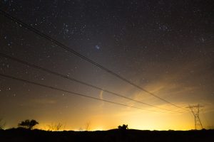 Power Lines and Light Pollution