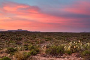 Early Morning Over Empty Desert