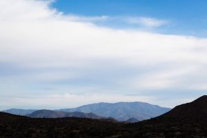 Clouds over Desert Mountains