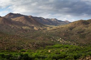 Desert Mountains Along Gila River