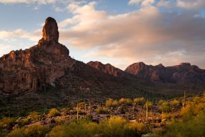 Dale's Butte at Sunset