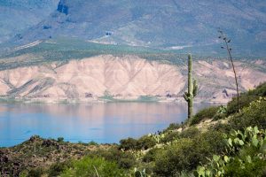 Badlands Along Roosevelt Lake
