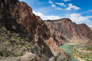 Colorado River Rushing Below South Kaibab Trail