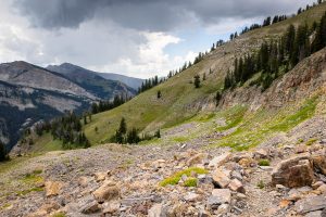 Stormy Weather Moving Over Mount Hunt Divide