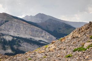 Rain Showers and Storms over Mount Hunt Divide