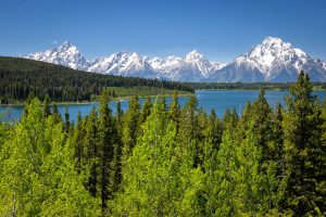Tetons Above Emma Matilda Lake
