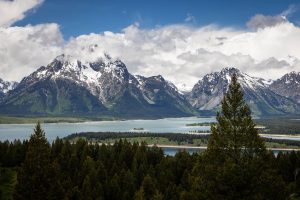 Northern Tetons Above Jackson Lake