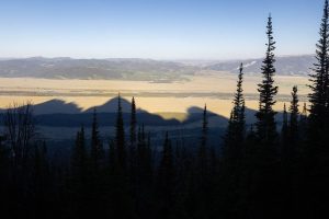 Teton Peak Shadows over Jackson Hole