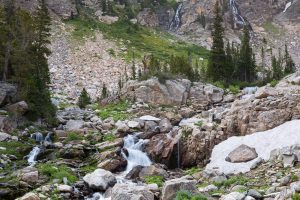Snow Melt Waterfalls in South Fork
