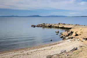 Rocky Spit Along Yellowstone Lake