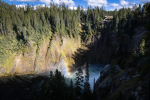 Rainbow in Mist from Upper Falls