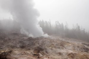 Steamboat Geyser Eruption Aftermath