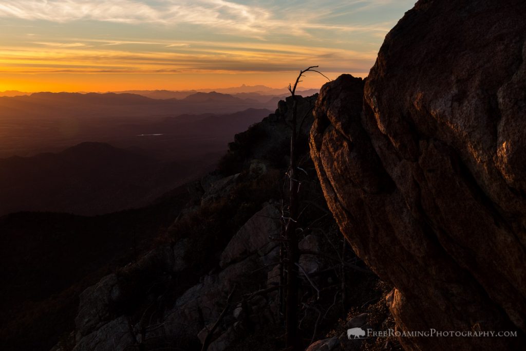 Sunset from the Huachucas