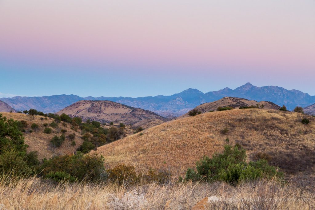 Dawn over Canelo Hills