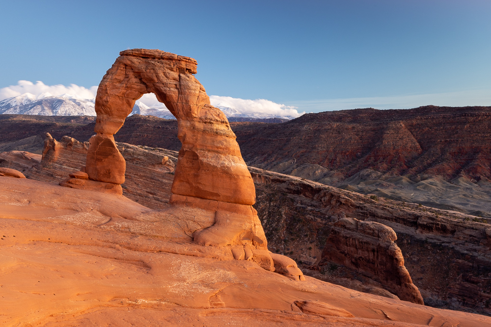 Delicate Arch Rising Above Sandstone