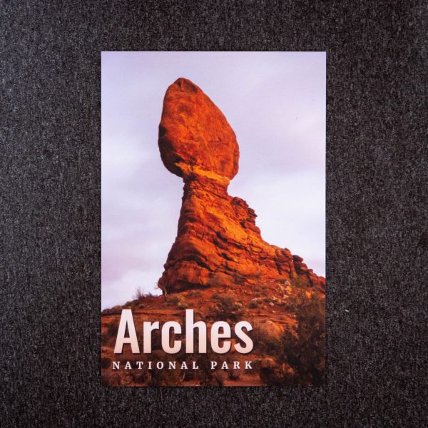 Balanced Rock Arches National Park Postcard