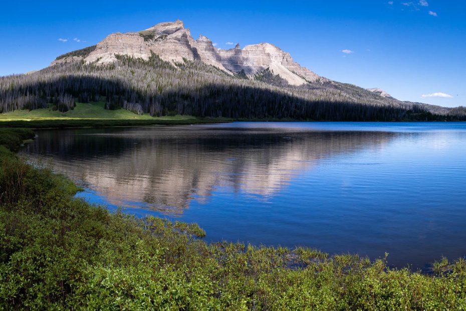 Pinnacle Buttes Above Lower Brooks Lake